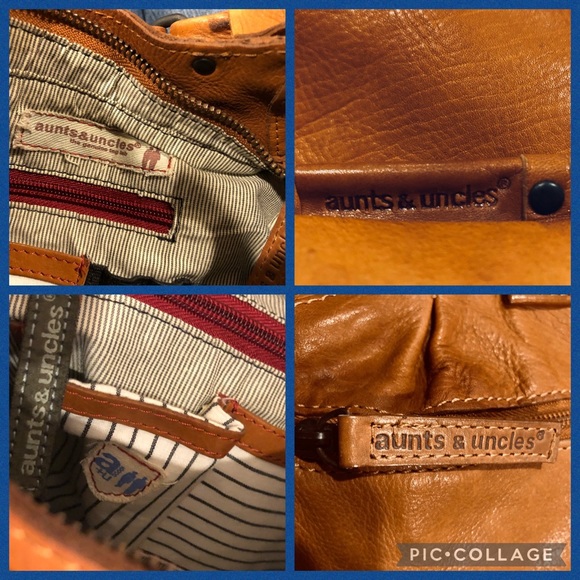 aunts & uncles Leather Saddle Bag, Shoulder or Crossbody Bag - Picture 15 of 15